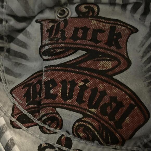 Rock Revival BETTY Jeans Womens 25 Skinny Mid-Rise Embellished Distressed READ - Picture 11 of 14